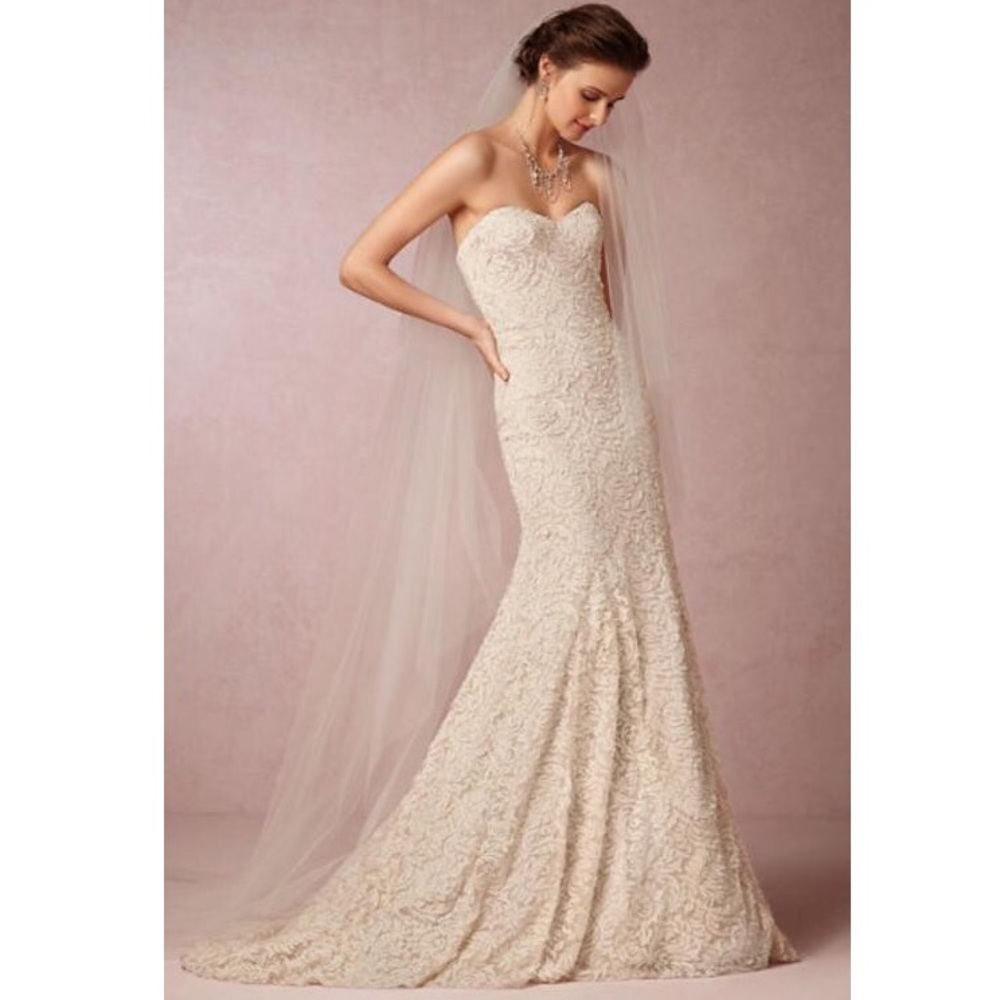 NWT BHLDN Adelaide Off White Lace Wedding Dress